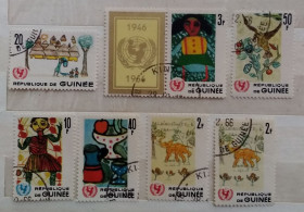 Гвінея Гвинея ^/--/^ Гвинея 1966 г - 20 лет ЮНИСЕФ ^_^^^ Гвінея 1966 - 20 років ЮНІСЕФ - фото фото фото