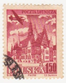 Польща Польша ^/--/^ Польша 1954 г.№ 845 гашеная ^_^^^ Польща 1954 р. No 845 гашена - фото фото фото