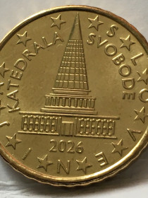 Словенія Словения ^/--/^ Словенія 10 євроцентів, 2026 рік. ^_^^^ Словения 10 евроцентов, 2026 год. - фото фото фото