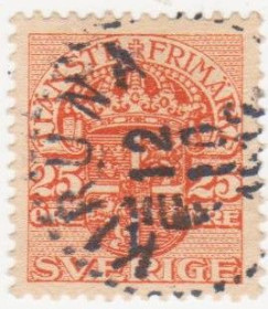 Скандинавія Скандинавия ^/--/^ Швеция 1910 г. № 35 гашеная ^_^^^ Швеція 1910 р. No 35 гашена - фото фото фото