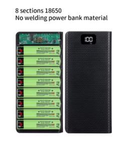 Зовнішні акумулятори (Power Bank) Внешние аккумуляторы (Power Bank) ^/--/^ Корпус powerbank на 2-8 елементів 18650 li-ion 20000 /--/ mah ^_^^^ Корпус powerbank на 2-8 элементов 18650 li-ion 20000 /--/ mah - фото фото фото