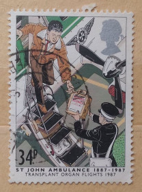 Великобританія Великобритания ^/--/^ Великобритания 1987 г - Бригада скорой помощи Сент-Джонса ^_^^^ 1987 — Бригада швидкої допомоги Сент-Джонса - фото фото фото