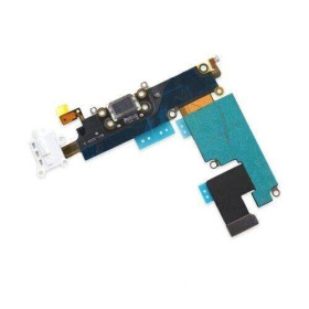 Шлейфи, перехідники Шлейфы, переходники ^/--/^ Шлейф iPhone 6 /--/ S Plus с разъемом зарядки, с разъемом наушников, с микрофоном белый ^_^^^ Шлейф для iPhone 6 /--/ S Plus, з роз'ємом зарядки, конектором навушників, мікрофоном білий - фото фото фото