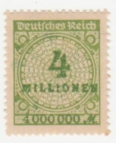 Веймарська республіка Веймарская республика ^/--/^ Германия     ( Рейх) 1923 г. №  314 * ^_^^^ Німеччина (Рейх) 1923 р. No 314* - фото фото фото