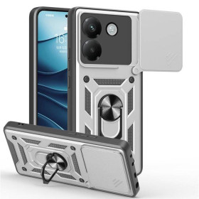 Чохли, бампера Чехлы, бампера ^/--/^ Чохол Fiji Camera Defence для Poco M /--/ 7 Pro 5 /--/ G бампер із захистом камери та підставкою Silver ^_^^^ Чехол Fiji Camera Defence для Poco M /--/ 7 Pro 5 /--/ G бампер с защитой камеры и подставкой Silver - фото фото фото