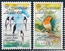 Інше Другое ^/--/^ Лихтенштейн Европа СЕПТ Фауна Птицы 1986 ^_^^^ Ліхтенштейн Європа СЕПТ Фауна Птахи 1986 - фото фото фото