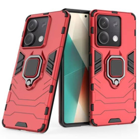 Чохли, бампера Чехлы, бампера ^/--/^ Чохол Fiji Ring для Xiaomi Redmi Note 13 5 /--/ G броньований бампер з кільцем підставкою червоний ^_^^^ Чехол Fiji Ring для Xiaomi Redmi Note 13 5 /--/ G бронирован бампер с кольцом подставкой красный - фото фото фото