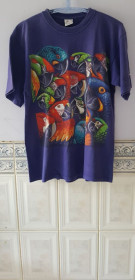 Футболки, майки Футболки, майки ^/--/^ Футболка  (100% cotton, L, Spain) б/у ^_^^^ Футболка (100% cotton, L, Spain) б/у - фото фото фото