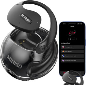 Навушники Наушники ^/--/^ MINISO X /--/ 15 PRO - Навушники з функцією перекладу в реальному часі, бездротові навушники-перекладачі Bluetooth 5.4 для 165 мов, сумісні з відтворенням музики та телефонними дзвінками *80770 ^_^^^ MINISO X /--/ 15 PRO - Наушники с функцией перевода в реальном времени, беспроводные наушники-переводчики Bluetooth 5.4 для 165 языков, совместимые с воспроизведением музыки и телефонными звонками *80770 - фото фото фото