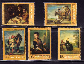 СРСР - СССР - ^/--/^ СССР 1972 г  MNH - искусство ^_^^^ СРСР 1972 MNH - мистецтво - фото фото фото