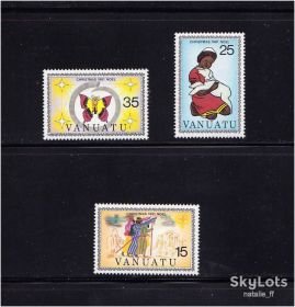 Фауна Фауна ^/--/^ NM Фауна Вануату 1981 г  MNH  - ^_^^^ NM Фауна Вануату (1981) - фото фото фото