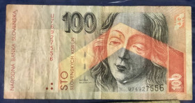 Словаччина Словакия ^/--/^ Словаччина. 100 крон 2002 р. ^_^^^ Словакия. 100 крон 2002 г. - фото фото фото