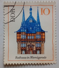 НДР, ФРН ГДР, ФРГ ^/--/^ ГДР 1968 Здание, 10 /--/ Pfg, гашеная ^_^^^ НДР 1968 Будівля, 10 /--/ Pfg, гашена - фото фото фото