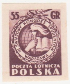 Польща Польша ^/--/^ Польша 1953 г.№ 802 ** ^_^^^ Польща 1953 No 802 ** - фото фото фото