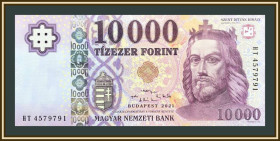 Угорщина Венгрия ^/--/^ Венгрия 10000 форинтов 2021 P-206  (206 /--/ d) UNC ^_^^^ Угорщина 10000 форинтів 2021 P-206 (206 /--/ d) UNC - фото фото фото