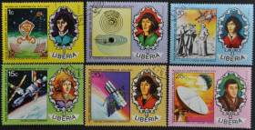 Інше Другое ^/--/^ Либерия Космос Астрономия Коперник 1973 ^_^^^ Ліберія Космос Астрономія Коперник 1973 - фото фото фото