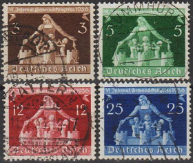 Третій Рейх (-) Третий Рейх (-) ^/--/^ 1936 - Рейх - Конгрес Mi.617-20 _3,0 € ^_^^^ 1936 - Рейх - Конгресс Mi.617-20 _3,0 € - фото фото фото