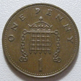 Єлизавета II (після ) Елизавета II (после ) ^/--/^ Велика Британія 1 пенні 1987 року 43051 ^_^^^ Великобритания 1 пенни 1987 года 43051 - фото фото фото