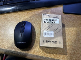 Миші Мыши ^/--/^ Беспроводная оптическая мышь Crown CMM-952 /--/ W № 232808528 ^_^^^ Бездротова оптична миша Crown CMM-952 /--/ W No 232808528 - фото фото фото