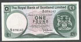 Великобританія Великобритания ^/--/^ Шотландия  (1972) Royal Bank of Scotland Ltd. 1 фунт стерлингов. P-336 /--/ a ^_^^^ 1972 — Шотландія Royal Bank of Scotland Ltd. 1 фунт стерлінгів. P-336 /--/ a - фото фото фото