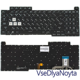 Клавіатури Клавиатуры ^/--/^ Клавиатура для ноутбука ASUS (G /--/ 713 series 2021 year) rus, black, без фрейма, подсветка клавиш (RGB 4 ^_^^^ Клавіатура для ноутбука ASUS (G /--/ 713 series 2021 year) rus, black, без фрейму, підсвічування клавіш (RGB 4 - фото фото фото