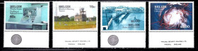 Освоєння космосу Освоение космоса ^/--/^ Космос . Белиз 1991 г  MNH - погода ^_^^^ Космос . Беліз 1991 р MNH - погода - фото фото фото