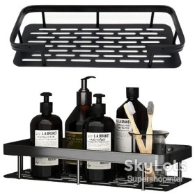 Полиці Полки ^/--/^ Подвесная металлическая полка для ванной комнаты Bathroom shelf Органайзер в ванную До 10 кг ^_^^^ Підвісна металева полку для ванної кімнати Bathroom shelf Органайзер у ванну До 10 кг - фото фото фото