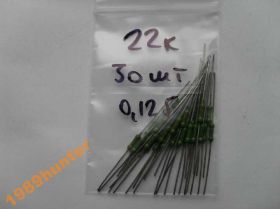 Резистори Резисторы ^/--/^ Резисторы 22 /--/ К 0,125 Вт (30 /--/ шт.) ^_^^^ Резистори 22 /--/ К 0,125 Вт (30 /--/ шт.) - фото фото фото