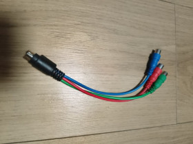 Інше Другое ^/--/^ Перехідник з відеокарти на RGB або компонентний YPbPr    (7 пін на 3 тюльпани) ^_^^^ Переходник с видеокарты на RGB или компонентный YPbPr (7 пен на 3 тюльпана) - фото фото фото