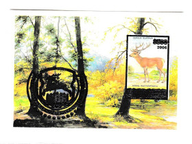 Фауна Фауна ^/--/^ NM Фауна  Беларусь 2006 г MNH - блок - олень ^_^^^ NM Фауна Білорусь 2006 MNH - блок - олень - фото фото фото