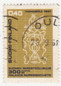 Скандинавія Скандинавия ^/--/^ Финляндия 1967 г. № 635 гашеная ^_^^^ Фінляндія 1967 р. No 635 гашена - фото фото фото