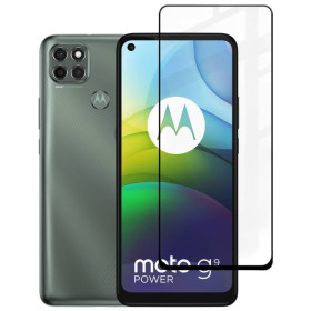 Чохли, бампера Чехлы, бампера ^/--/^ Захисне скло Fiji Premium для Motorola Moto G /--/ 9 Power повне проклеювання Anti-Static чорний ^_^^^ Защитное стекло Fiji Premium для Motorola Moto G /--/ 9 Power полное проклеивание Anti-Static черный - фото фото фото