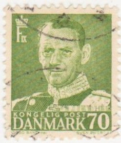 Балтійські країни Балтийские страны ^/--/^ Дания   1950 г. №  325 гашеная ^_^^^ Данія 1950 р. No 325 гашена - фото фото фото