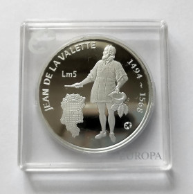 Мальта Мальта ^/--/^ 5 ЛИР МАЛЬТА 2007 состояние PROOF серебро 28/0,925 капсула  РЕДКАЯ!!! ^_^^^ 2007 стан PROOF срібло 28/0,925 капсула Рідка!!! - фото фото фото
