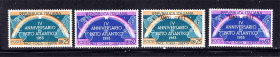 Італія, Ватикан Италия, Ватикан ^/--/^ Германия - Италия 1953 г MNH - чистые + надпечатка ^_^^^ Німеччина - Італія 1953 р MNH - чисті + надпечатка - фото фото фото