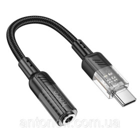 Зарядні пристрої Зарядные устройства ^/--/^ Aux Type-C перехідник Hoco LS /--/ 37 Digital Audio Converter USB-C to 3.5 /--/ mm Female Чорний ^_^^^ Aux Type-C переходник Hoco LS /--/ 37 Digital Audio Converter USB-C to 3.5 /--/ mm Female Черный - фото фото фото