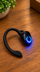 Bluetooth гарнітури Bluetooth гарнитуры ^/--/^ Bluetooth-гарнитура Отличное качество звука и Микрофона с креплением за ухо    (Type-C, вакуумная) маленькая Новая ^_^^^ Відмінна якість звуку і Мікрофона з кріпленням за вухо (Type-C, вакуумна) маленька Нова - фото фото фото
