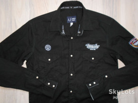 Сорочки Рубашки ^/--/^ Фирменная стильная рубашка ARMANI JEANS, SIZE M  (СУПЕР ЦЕНА!!!) ^_^^^ Фірмова стильна сорочка ARMANI JEANS, SIZE M (СУПЕР ЦЕНА!!!) - фото фото фото