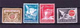 Малі Держави Європи Малые Государства Европы ^/--/^ Хорватия 1944  г  MNH  - ^_^^^ Хорватія 1944 MNH - фото фото фото