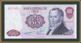 Чилі Чили ^/--/^ Чили 100 песо 1981 P-152  (152 /--/ b) UNC ^_^^^ Чилі 100 песо 1981 P-152 (152 /--/ b) UNC - фото фото фото