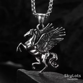 Ланцюжки Цепочки ^/--/^ Кулон Пегас из нержавеющей медицинской стали на цепочке ^_^^^ Кулон Пегас з нержавіючої медичної сталі на ланцюжку - фото фото фото