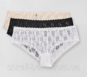 Труси Трусы ^/--/^ 3 шт Трусики хипстер 52-54 р XL Kiabi ^_^^^ 3 шт Трусики хіпстер 52-54 р XL Kiabi - фото фото фото