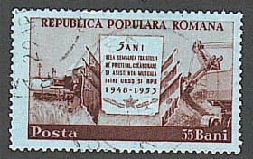 Румунія Румыния ^/--/^ Румыния  (1953) Договор о советско-румынской дружбе ^_^^^ Румунія (1953) Договір про радянсько-румунську дружбу - фото фото фото
