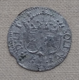 Середньовічна Європа Средневековая Европа ^/--/^ Польша 1 солид, 1616 г -  Сигизмунд III, серебро ^_^^^ Польща 1 солід, 1616 р - Сигізмунд III, срібло - фото фото фото