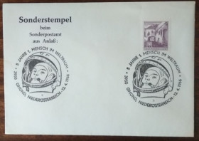 Європа Европа ^/--/^ Австрия 5-летие первого человека в космосе 1966 ^_^^^ Австрія 5-річчя першої людини в космосі 1966 - фото фото фото