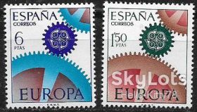 Іспанія Испания ^/--/^ Испания 1967 Европа СЕРТ Mi 1682-1683 MNH ^_^^^ Іспанія 1967 Європа Серт Mi 1682-1683 MNH - фото фото фото