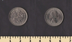 Єлизавета II (після ) Елизавета II (после ) ^/--/^ Великобритания 6 пенсов 1953 ^_^^^ Велика Британія 6 пенсів 1953 - фото фото фото