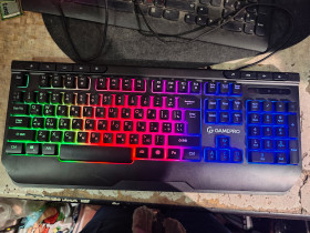 Клавіатури Клавиатуры ^/--/^ Игровая клавиатура с подсветкой RGB GamePro GK /--/ 550 USB № 25070212/2 ^_^^^ Ігрова клавіатура з підсвічуванням RGB GamePro GK /--/ 550 USB No 25070212/2 - фото фото фото