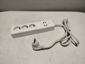 Інше Другое ^/--/^ Подовжувач WOOX на 3 розетки і 4 USB виходи робочий від 1 /--/ грн ^_^^^ Удлинитель WOOX на 3 розетки и 4 USB выходы рабочий от 1 /--/ грн - фото фото фото