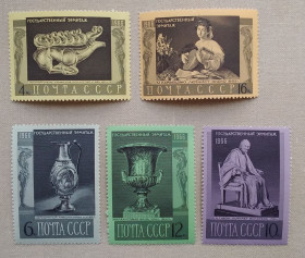 Мистецтво Искусство ^/--/^ СССР 1966 г - Государственный Эрмитаж, НЕГАШ ^_^^^ СРСР 1966 — Державний Ермітаж, НЕГАШ - фото фото фото
